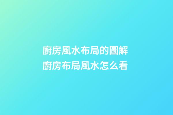 廚房風水布局的圖解 廚房布局風水怎么看